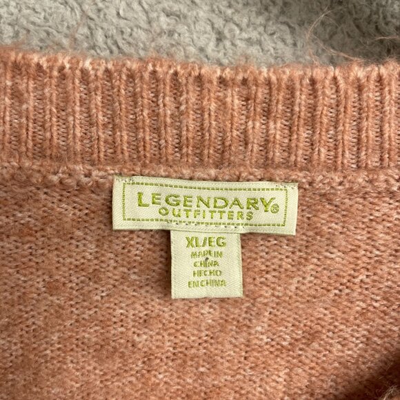 NWOT Legendary Outfitters Women's XL Rust Pullover Sweater - Picture 8 of 11
